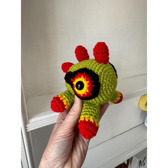 Murloc & Baby Crochet Stuffed Animal World of Warcraft Handmade Plush Gift WOW - Picture 3 of 9